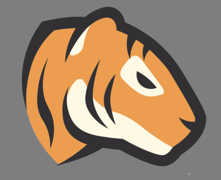 TigerHacks logo, a stylized tiger head